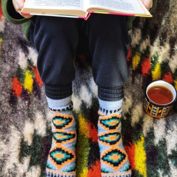 Шкарпетки теплі “Ліжник” сірий