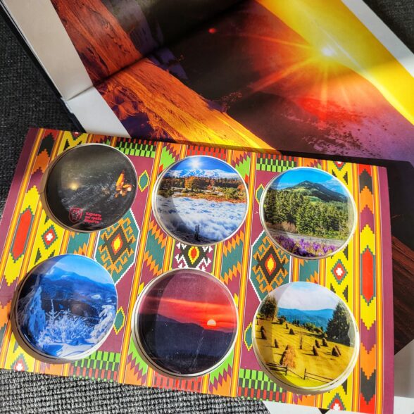 Наліпки об’ємні “Карпати”№4