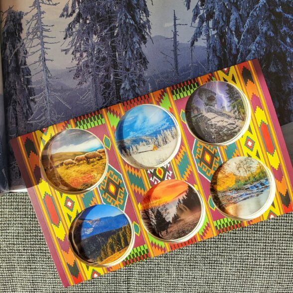 Наліпки об’ємні “Карпати”№1