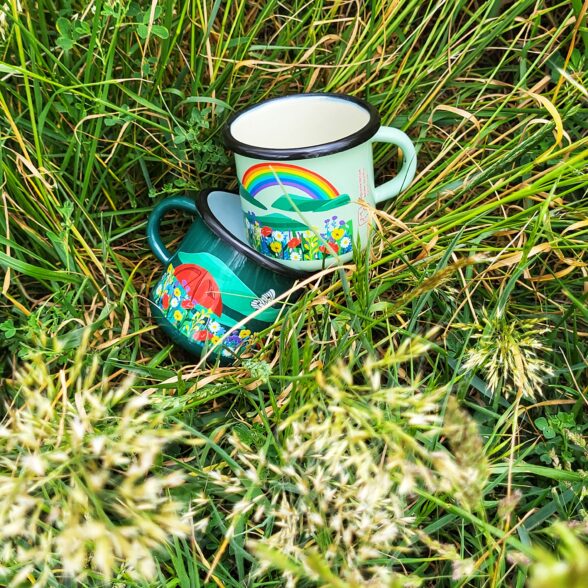 Горнятко металеве “Райдуга” м’ятне