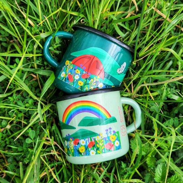 Горнятко металеве “Райдуга” м’ятне