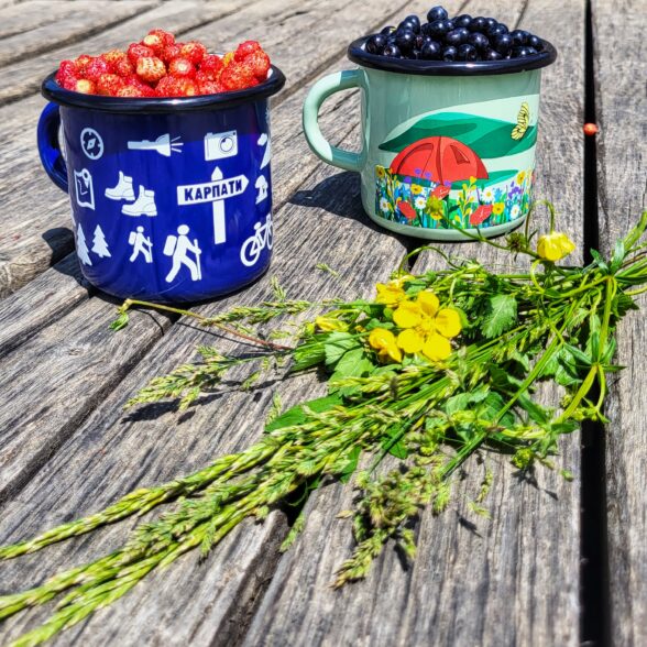 Горнятко металеве “Райдуга” м’ятне