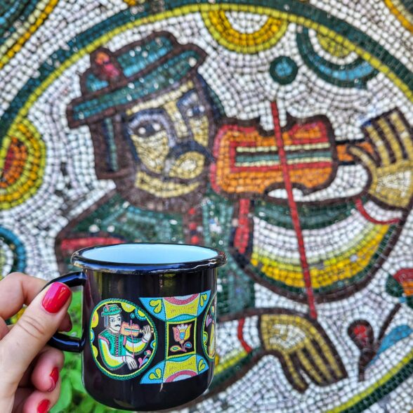 Горнятко металеве “МузИки” чорне