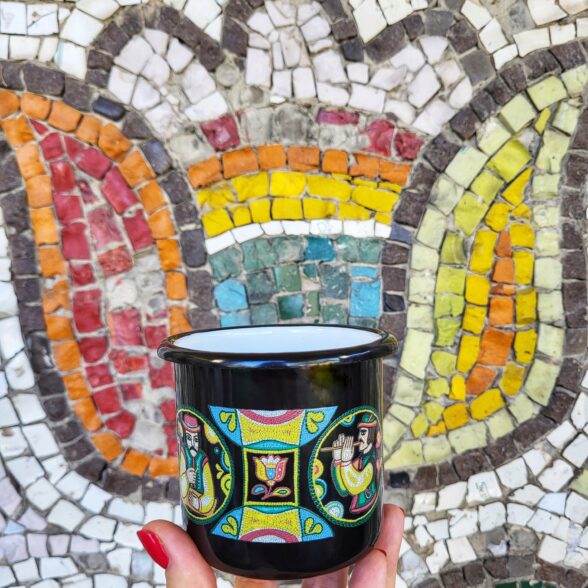 Горнятко металеве “МузИки” чорне