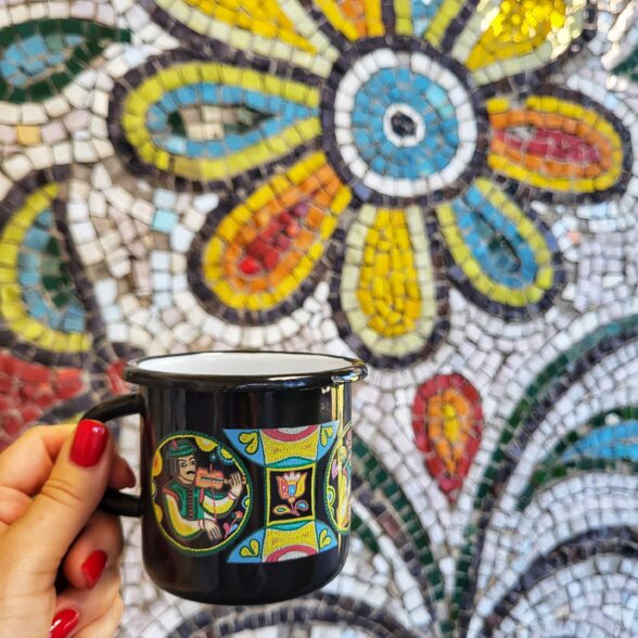 Горнятко металеве “МузИки” чорне