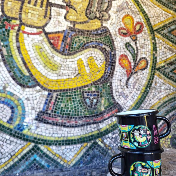 Горнятко металеве “МузИки” чорне