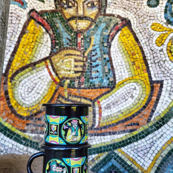 Горнятко металеве “МузИки” чорне