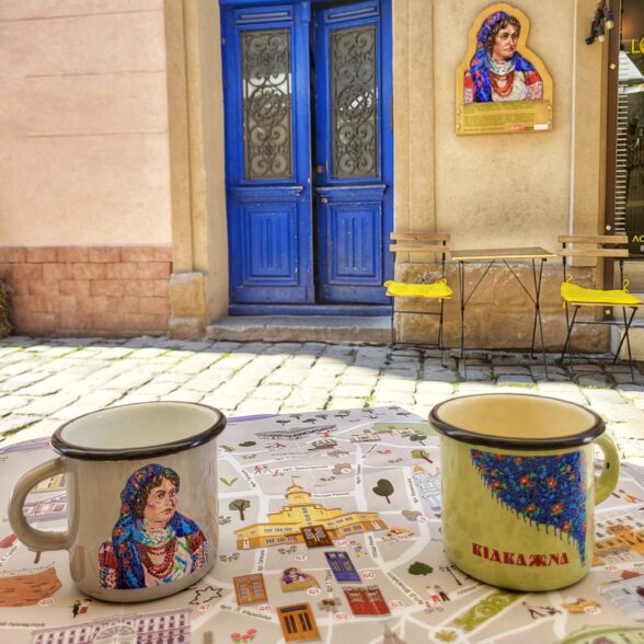 Горнятко металеве “Відважна” лимонне