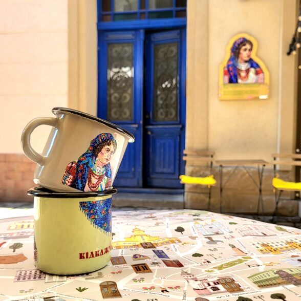 Горнятко металеве “Відважна” лимонне