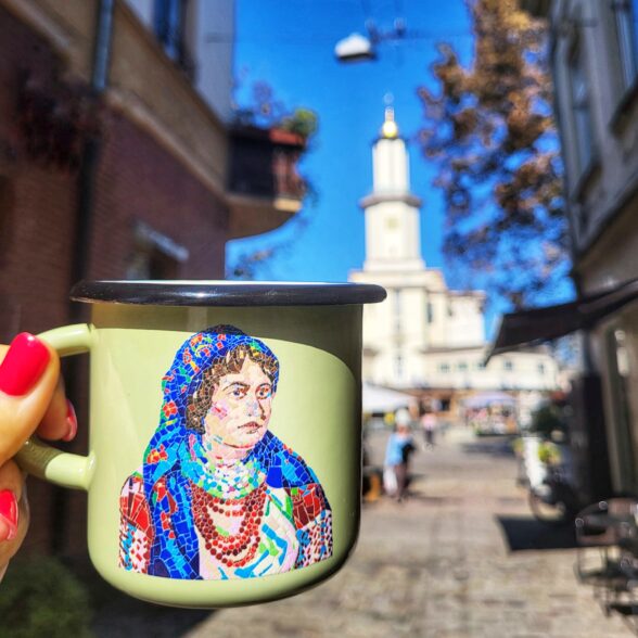 Горнятко металеве “Відважна” лимонне