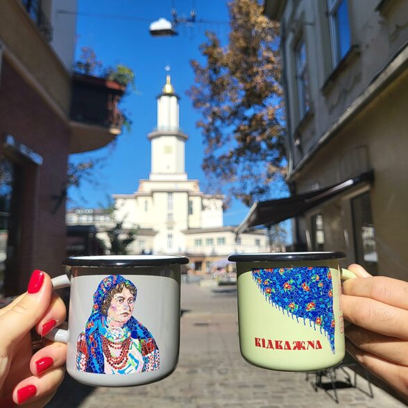 Горнятко металеве “Відважна” лимонне