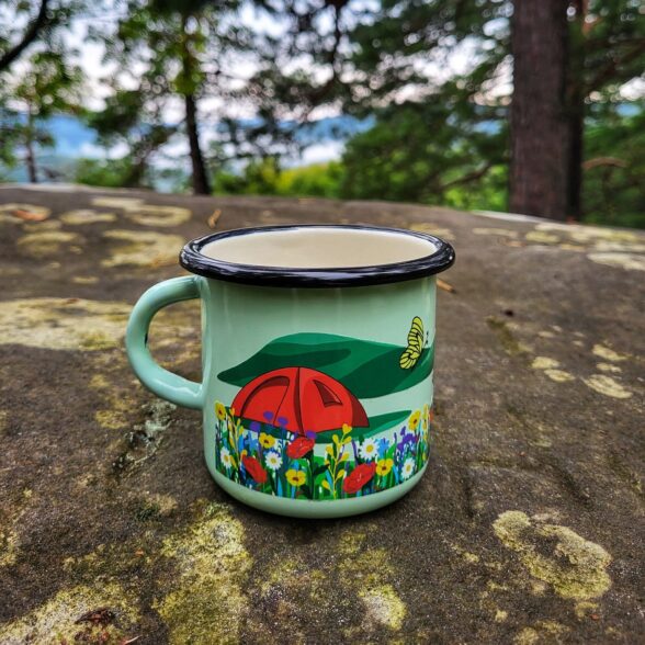 Горнятко металеве “Райдуга” м’ятне