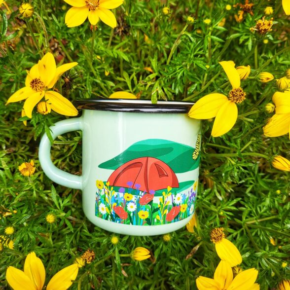 Горнятко металеве “Райдуга” м’ятне