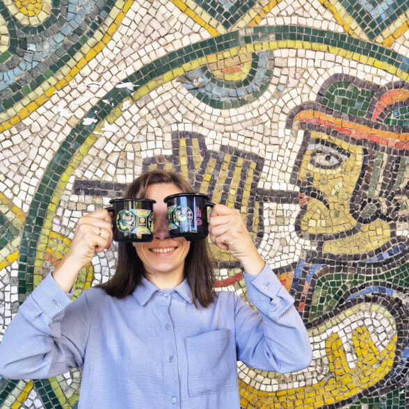 Горнятко металеве “МузИки” чорне