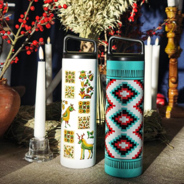 Термос металевий “Ліжник” м’ятний