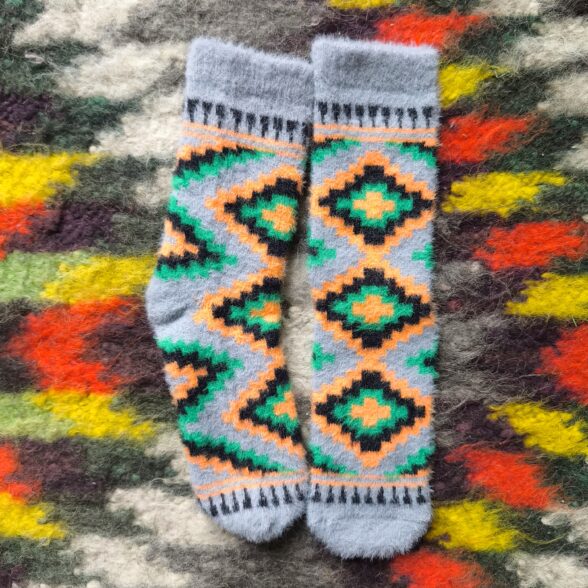 Шкарпетки теплі “Ліжник” сірий