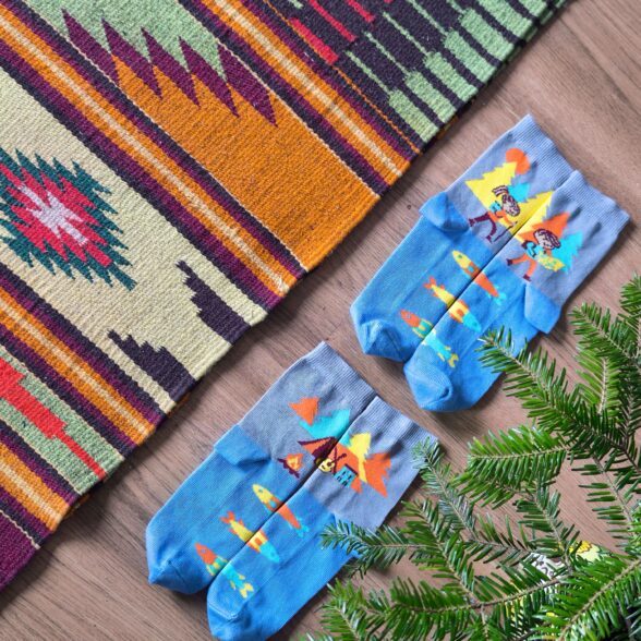 Шкарпетки “Маленькі дослідники Карпат або «А ми вже прийшли?»”