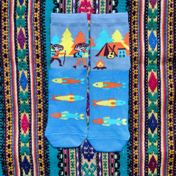 Шкарпетки “Маленькі дослідники Карпат або «А ми вже прийшли?»”