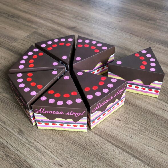 Набір шкарпеток “Святковий” в подарунковій коробочці (3шт)