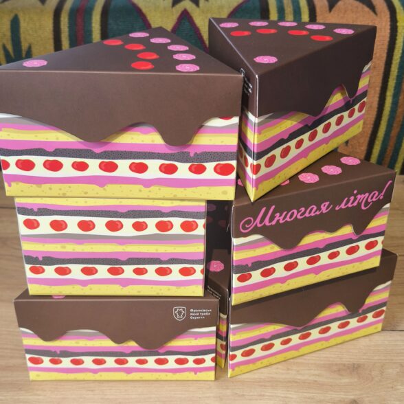 Набір шкарпеток “Святковий” в подарунковій коробочці (3шт)