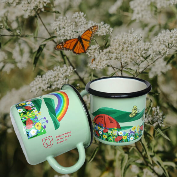 Горнятко металеве “Райдуга” м’ятне