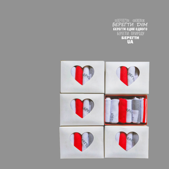Шкарпетки набір “Берегти” в подарунковій коробочці (6шт)