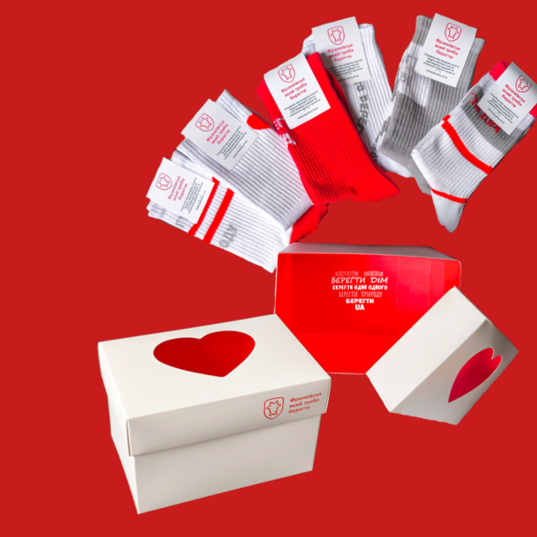 Шкарпетки набір “Берегти” в подарунковій коробочці (6шт)