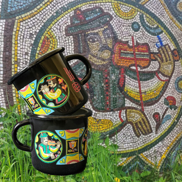 Горнятко металеве “МузИки” чорне