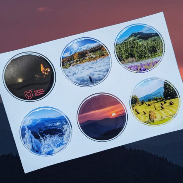 Наліпки об’ємні “Карпати”№4