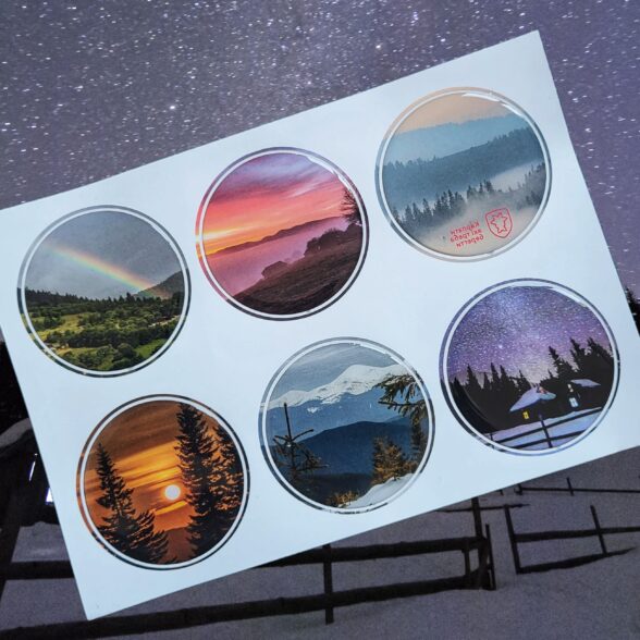 Наліпки об’ємні “Карпати”№3