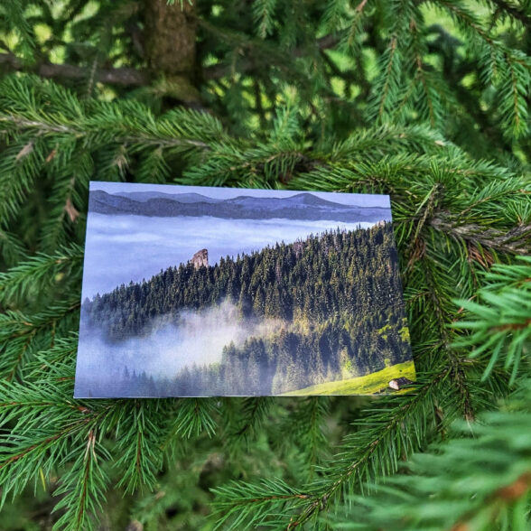 Листівка “Угорські скелі в тумані”