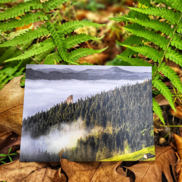 Листівка “Угорські скелі в тумані”