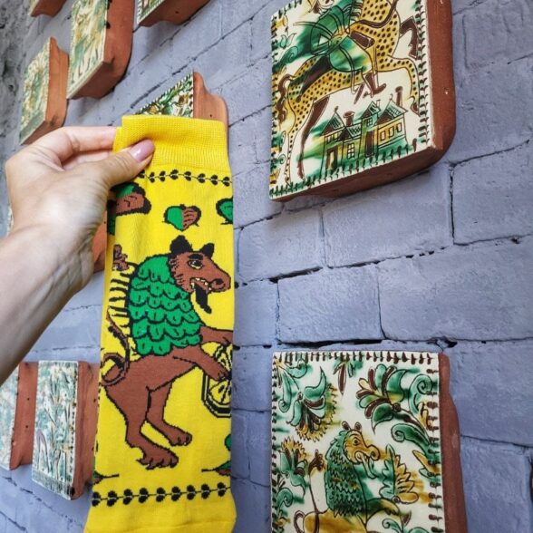 Шкарпетки набір “Косівська кераміка” (3шт)