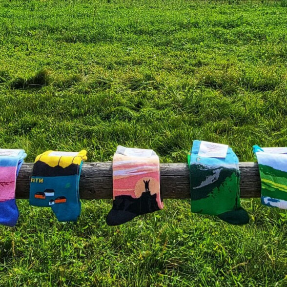 Шкарпетки набір “Вершини” в подарунковій коробочці (5шт)