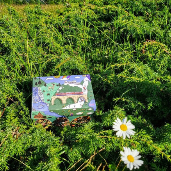 Шкарпетки набір “Вершини” в подарунковій коробочці (5шт)