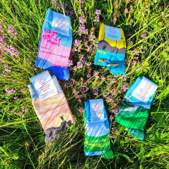 Шкарпетки набір “Вершини” в подарунковій коробочці (5шт)