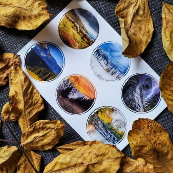 Наліпки об’ємні “Карпати”№1