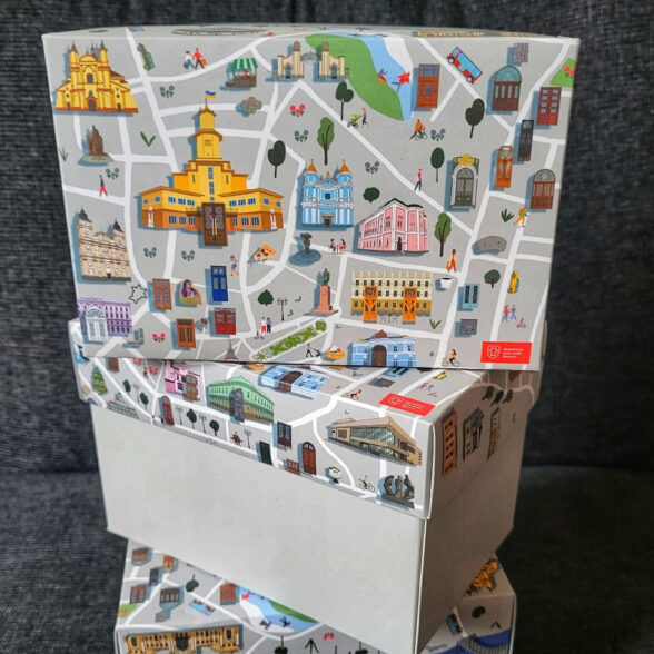 Подарункова коробочка “Місто”
