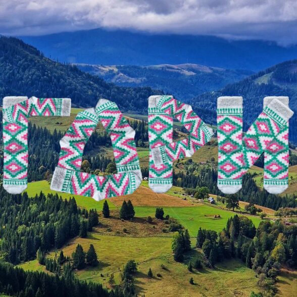 Шкарпетки теплі “Ліжник” білий