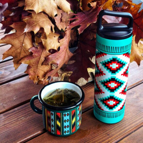 Термос металевий “Ліжник” м’ятний