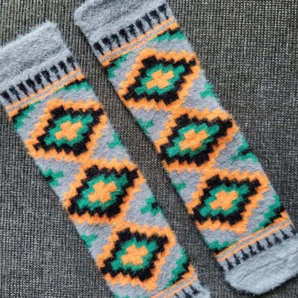 Шкарпетки теплі “Ліжник” сірий