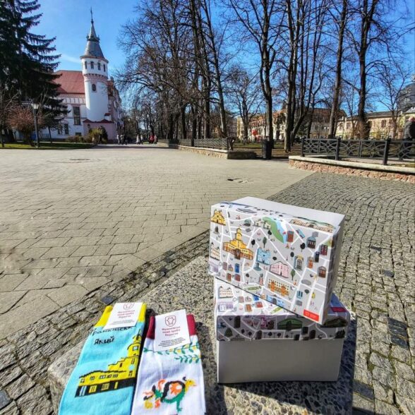 Шкарпетки набір “Місто” в подарунковій коробочці (6шт)