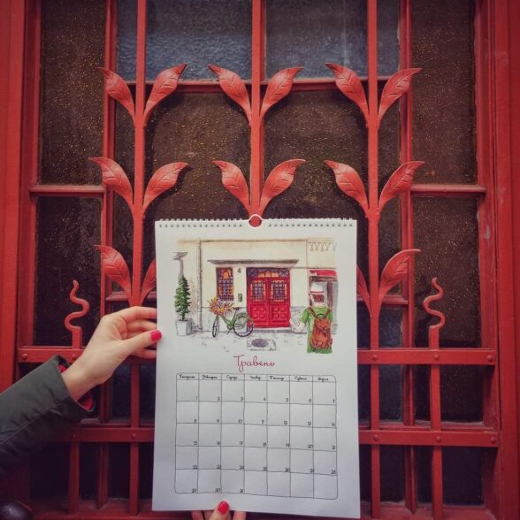 Календар “Відреставровані двері” 2024